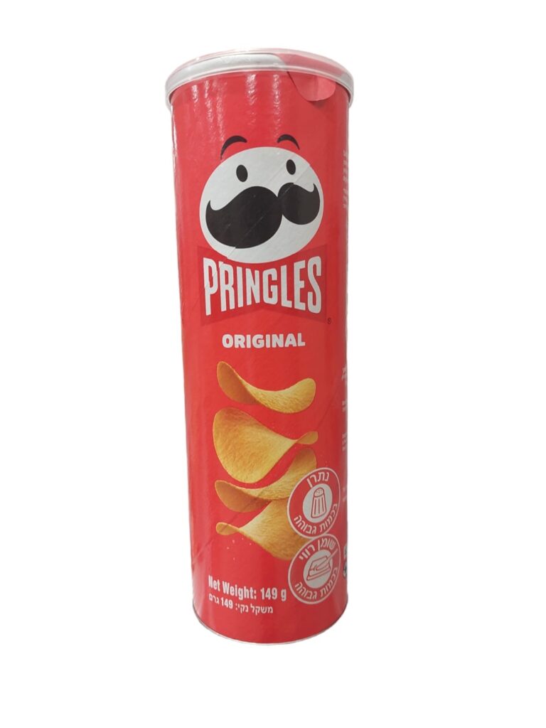 Pringles Original Flavors, 149 Grams, From Israel, Kosher Certified ...