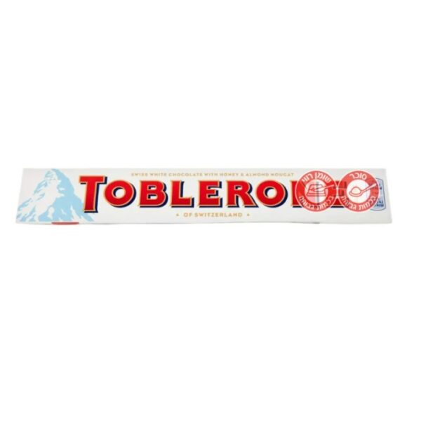 Toblerone White Chocolate Honey Almond Nougat