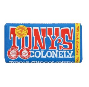 Tony's Chocolonely Extra Dark Chocolate Bar 70%, 180 Grams, From Israel ...