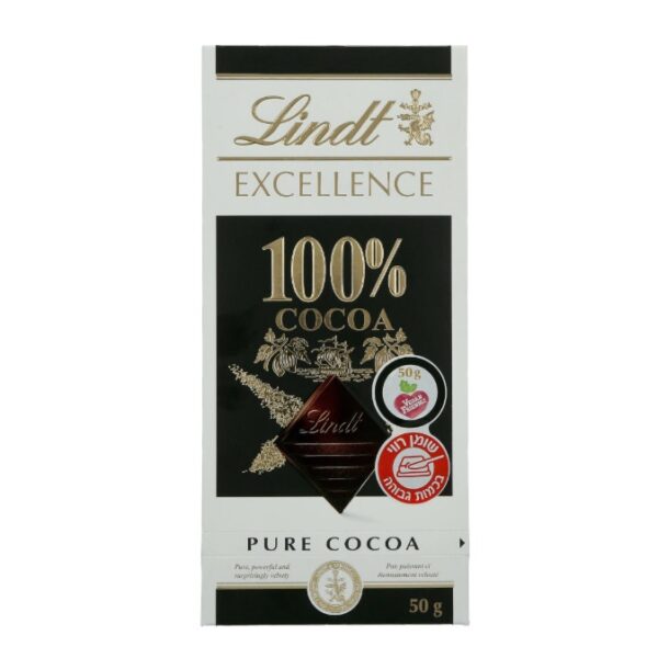 Lindt Excellence Dark Chocolate 100% Cocoa