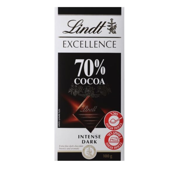 Lindt Excellence Dark Chocolate 70% Cocoa