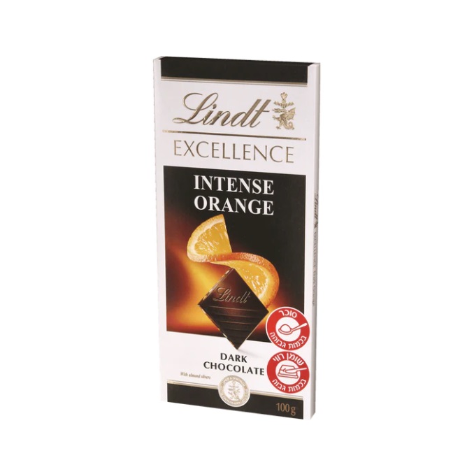 Lindt Excellence Intense Orange Dark Chocolate Bar, 100 Grams, From ...