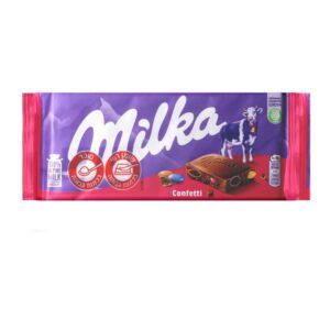 Milka Confetti Milk Chocolate Bar