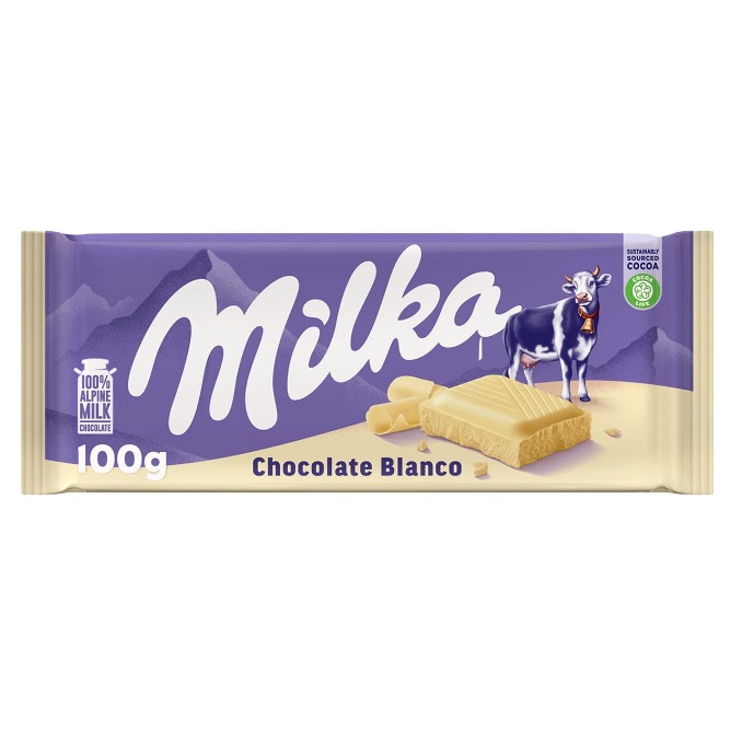 World's Best Milka Chocolate - Alpine Milk, 10 Bars