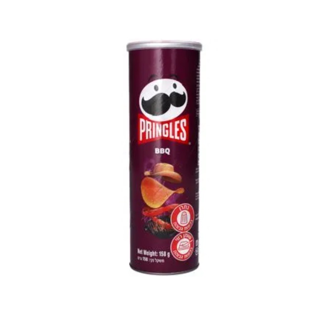 Pringles BBQ Flavored, 158 Grams, From Israel, Kosher Certified - Snack &  Food Delivery Worldwide