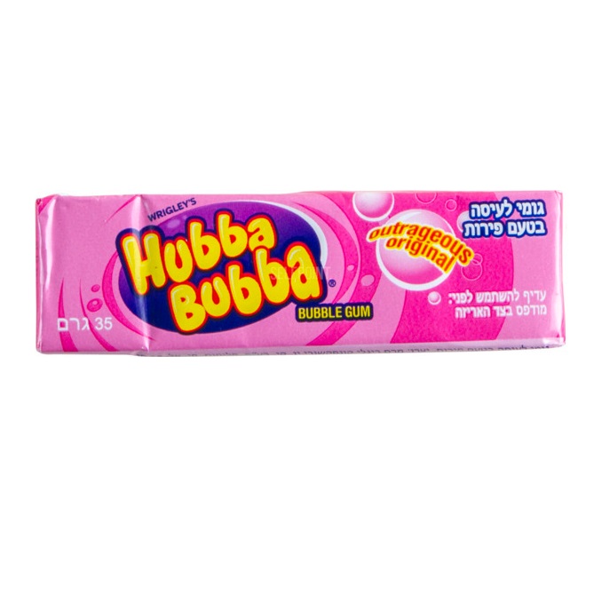Wrigley's Hubba Bubba Fruit Flavor Bubble Gum, 35 Grams, From