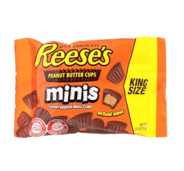 Reese's Milk Chocholate Peanut Butter Cups Mini Unwrapped