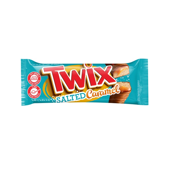 Twix Salted Caramel Cookie Bar, 46 Grams, From Israel, Kosher Certified ...