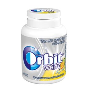 Wrigley Orbit Gum, White, Fruit Flavor