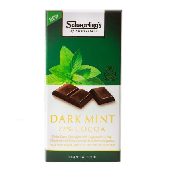 Schmerling's Swiss Dark Mint 72% Cocoa