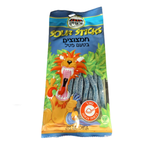 Paskesz Sour Sticks Raspberry Flavor