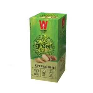 Wissotzky Green Tea Lemongrass & Ginger Flavor