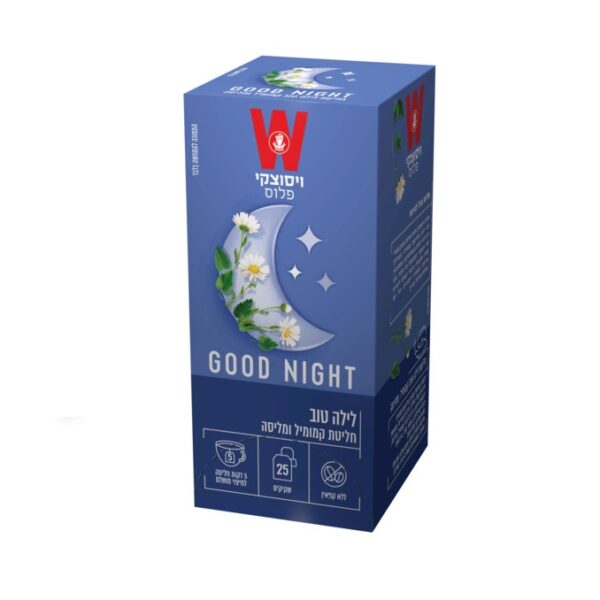 Wissotzky Tea Plus Good Night Chamomile & Lemon Balm