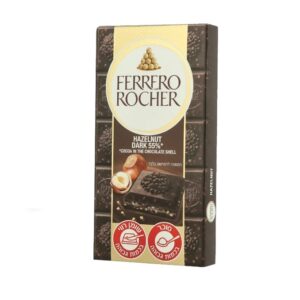 Ferrero Rocher Dark Chocolate Bar 55% With Hazelnut