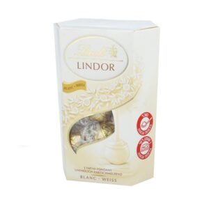 Lindt Lindor White Chocolate Candy, White Chocolate Filling