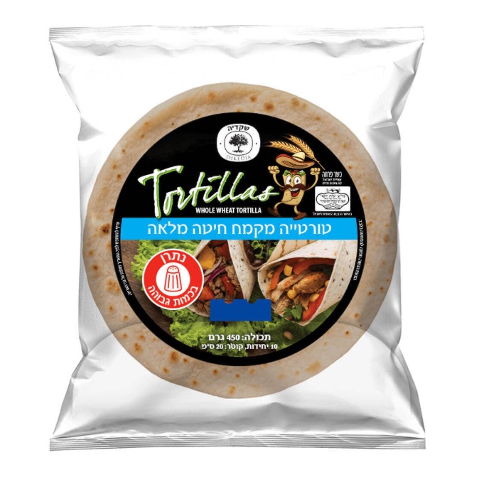 Tortillas Shkedia Whole Wheat
