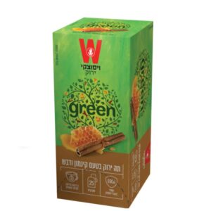 Wissotzky Green Tea Cinnamon Honey