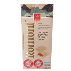 Gross & Co Romont White Chocolate Bar With Hazelnut Almond Cream Filling