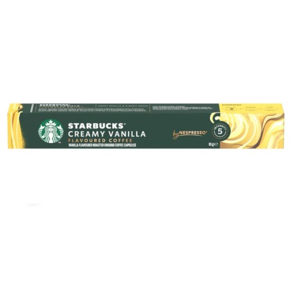 Starbucks Creamy Vanilla By Nespresso Intensity 5