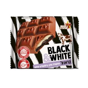 Elite Black & White Crunch Biscuit Milk Chocolate Bar