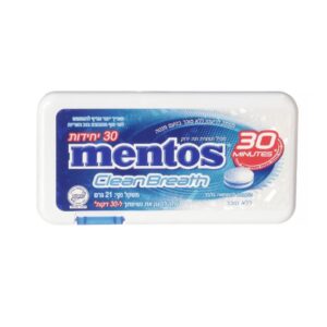 Mentos Clean Breath Peppermint 21 Grams