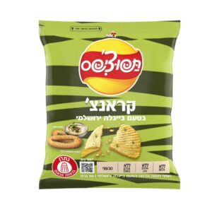 Elite Tapuchips Crunch Potato Chips Jerusalem Bagel Flavor