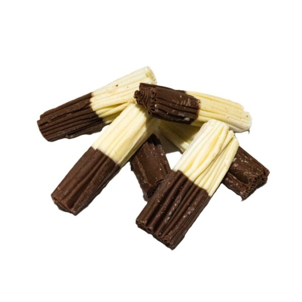 Mekupelet Flaky White & Milk Chocolate Logs