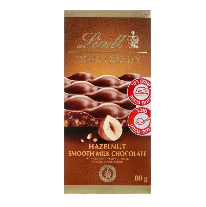 Lindt Extra Creamy Hazelnut Smooth Milk Chocolate