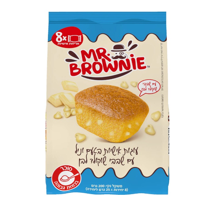 Mr. Brownie Blondies Vanilla Cake With White Chocolate Chocolate Chips