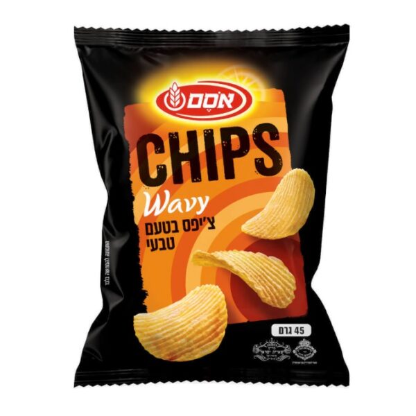 Osem Potato Chips Wavy Natural Flavor