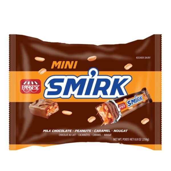 Paskezs Smirk Chocolate Bars Milk Chocolate Peanuts Nougat & Caramel